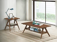 Streamdale Arona Mid-Century Modern Wood 3 Piece Coffee Table Set