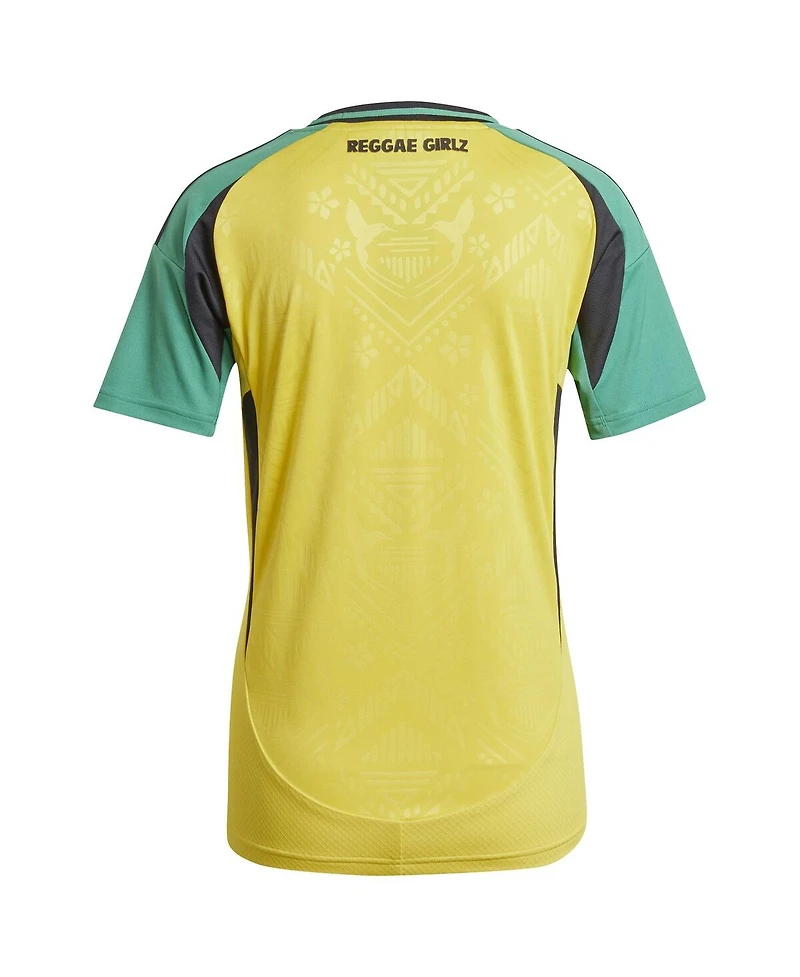 Adidas Women's Yellow Jamaica National Team 2024 Home Replica Jersey