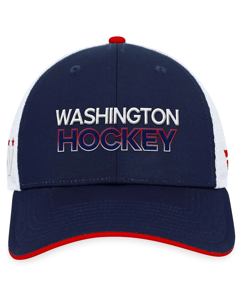 Fanatics Men's Navy Washington Capitals Authentic Pro Alternate Jersey Trucker Adjustable Hat