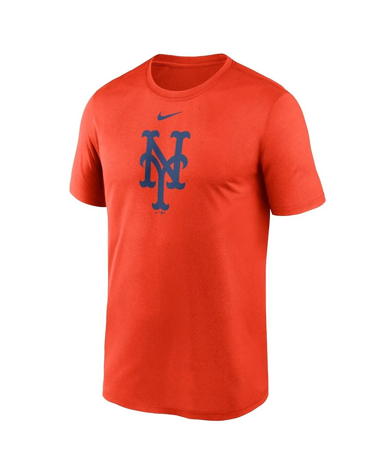 Nike Men's Orange New York Mets Legend Fuse Large Logo Performance T-Shirt