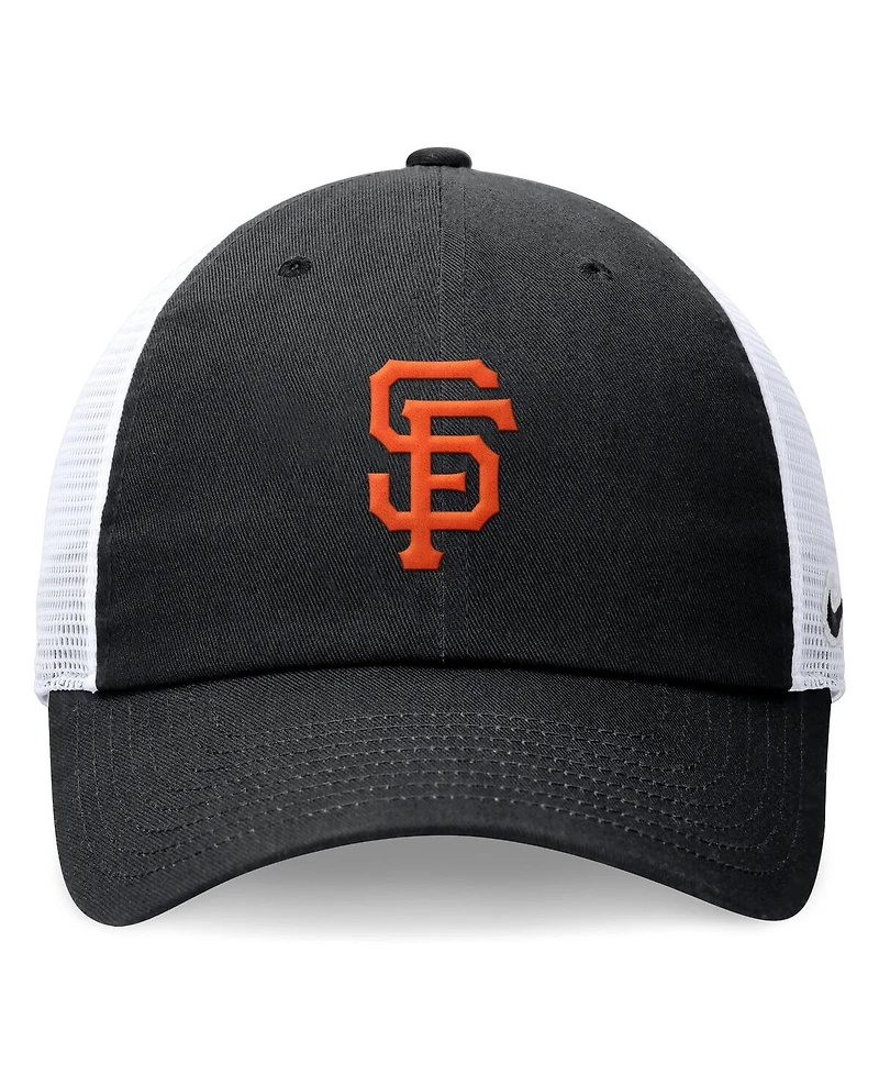 Nike Men's Black San Francisco Giants Club Trucker Adjustable Hat