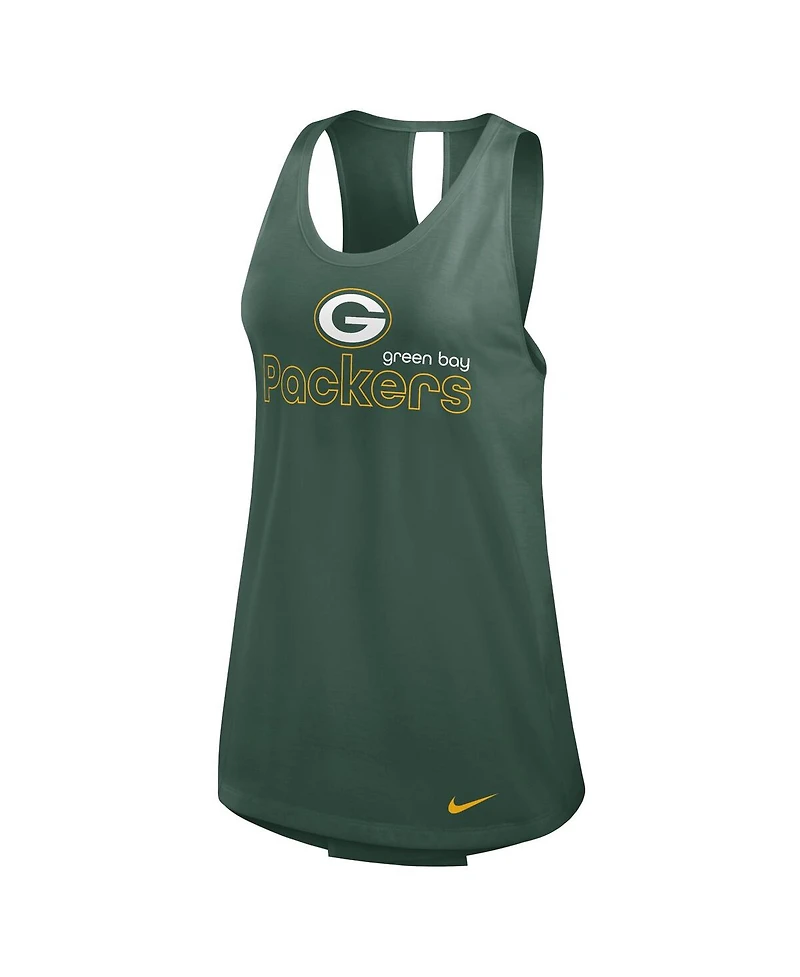 Nike Women's Green Bay Packers Plus Performance Tank Top
