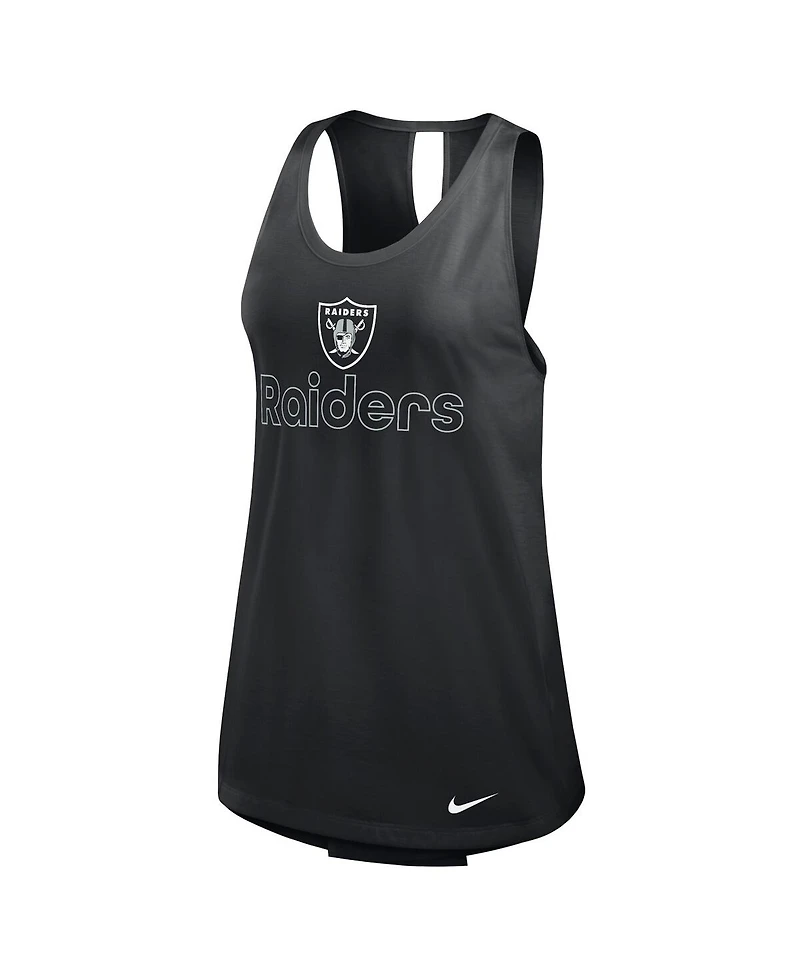Nike Women's Black Las Vegas Raiders Performance Tank Top