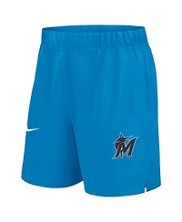 Nike Men's Blue Miami Marlins Woven Victory Performance Shorts
