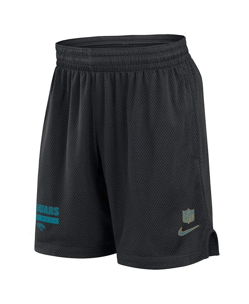 Nike Men's Black Jacksonville Jaguars 2024 Sideline Performance Mesh Shorts