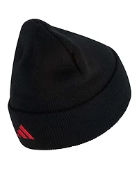 Adidas Men's Black Manchester United Woolie Cuffed Knit Hat
