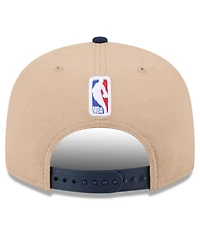 New Era Men's Tan/Navy Washington Wizards 2024 Nba Draft 9FIFTY Snapback Hat