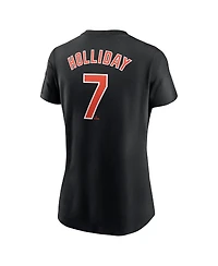 Nike Women's Jackson Holliday Black Baltimore Orioles Fuse Name Number T-Shirt
