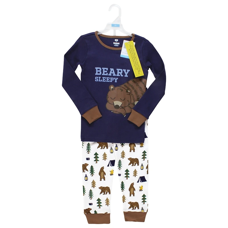 Hudson Baby Little Boys Cozy Cotton Sleepwear Outfit