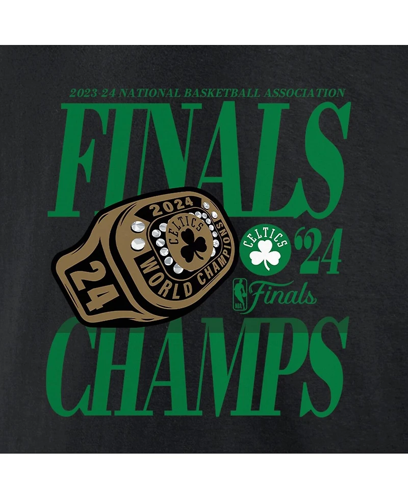Fanatics Men's Black Boston Celtics 2024 Nba Finals Champions Ball Screen Ring T-Shirt