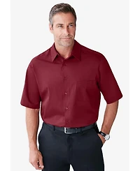 KingSize Big & Tall Wrinkle-Free Short-Sleeve Dress Shirt