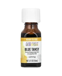 Aura Cacia Pure Essential Oil In Jojoba Oil Blue Tansy