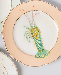 Yvonne Ellen Fishy Tea Plates, Set of 4