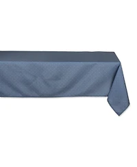 Design Imports Tonal Lattice Print Outdoor Tablecloth, 60x84 Inches