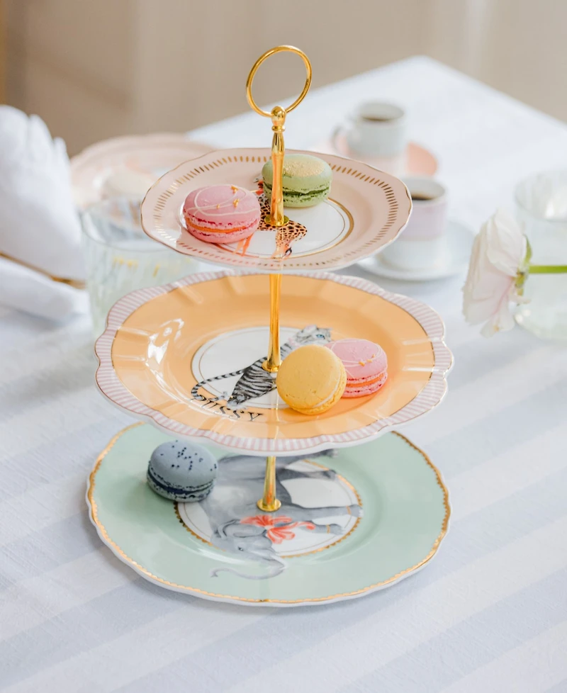Yvonne Ellen Animal 3 Tier Cake Stand