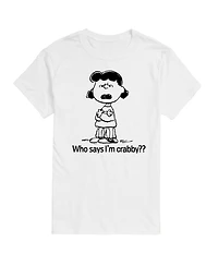 Hybrid Apparel Peanuts Crabby Mens Short Sleeve Tee
