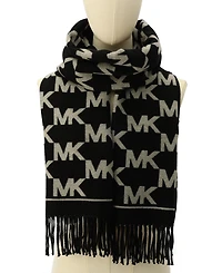 Michael Kors Women's Metallic Logo Wrap Scarf