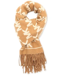Michael Michael Kors Women's Metallic Logo Wrap Scarf