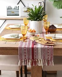 Design Imports Braided Stripe Table Runner, 15x72 Inches