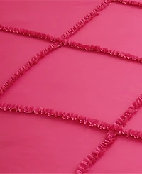Juicy Couture Diamond Ruffle Piece Reversible Comforter Set