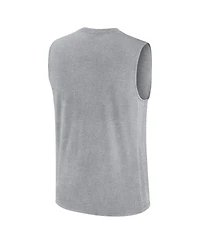 Nike Men's Heather Gray Alabama Crimson Tide Primetime Legend Lock Up Performance Muscle Tank Top