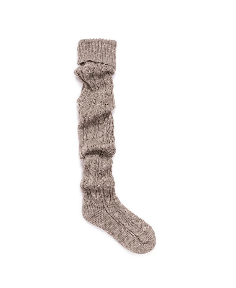 Muk Luks Women's Cable Knit Over the Knee Socks