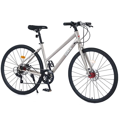 Streamdale 7-Speed Hybrid Road Bike with Disc Brakes
