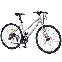 Streamdale 7-Speed Hybrid Road Bike with Disc Brakes