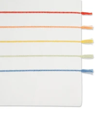 Design Imports Stripe Tassel Placemat Set of 4