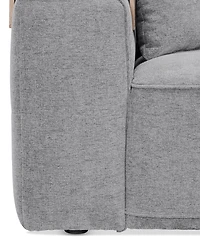 Nycolle 3-Pc. Modular Fabric Sofa with Console, Created for Macy's