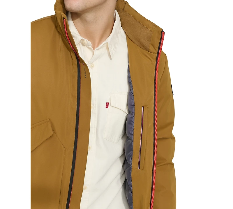Tommy Hilfiger Men's Flex Performance Zip-Front Bomber Jacket