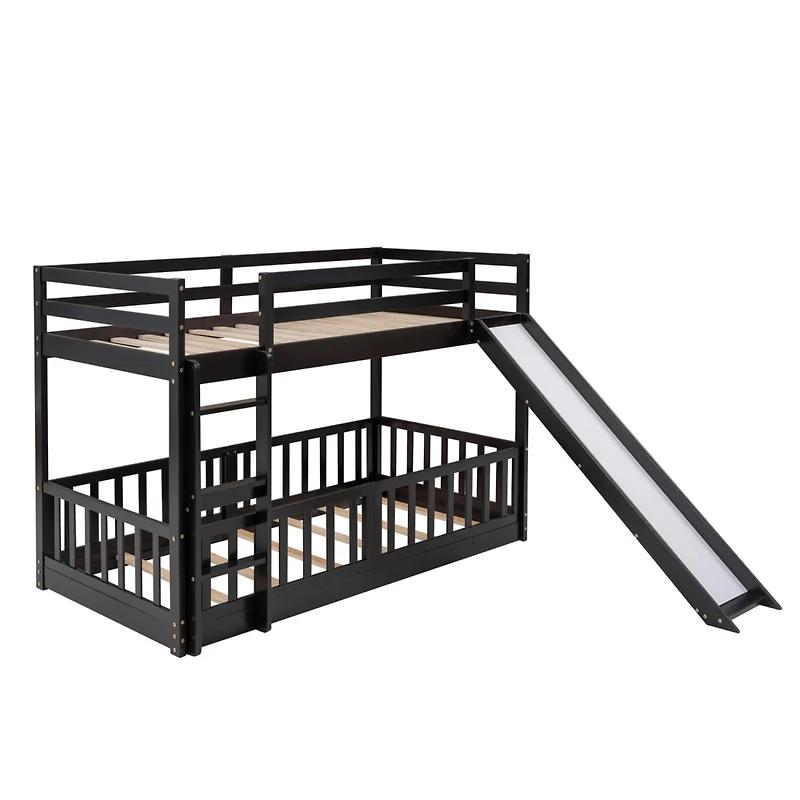 Streamdale Twin Over Bunk Bed With Slide And Ladder
