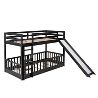 Streamdale Twin Over Bunk Bed With Slide And Ladder