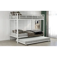 Simplie Fun Twin Over Twin Bunk Bed With Trundle
