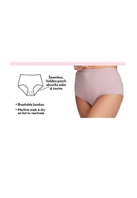 Comfort Choice Women's Plus 3-Pack Odor Control Brief