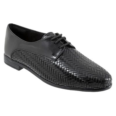 Trotters Lizzie Herringbone Flat