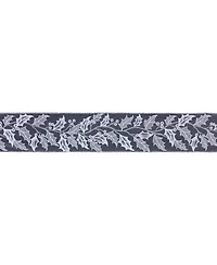 Slickblue Wired Polyester Holiday Ribbon (Set of 2) For Decor, Blue