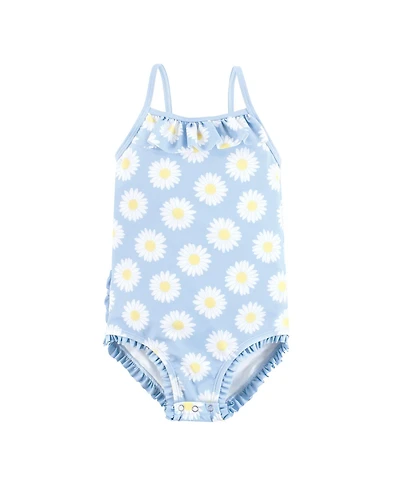 Hudson Baby Girls Swimsuit, Pink Roses