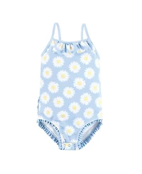 Hudson Baby Girls Swimsuit, Pink Roses