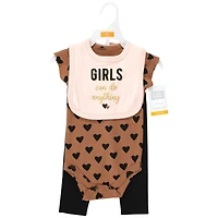Hudson Baby Girls Cotton Bodysuit