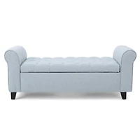 Simplie Fun Modern Diamond Tufted Storage Ottoman with Versatile Style