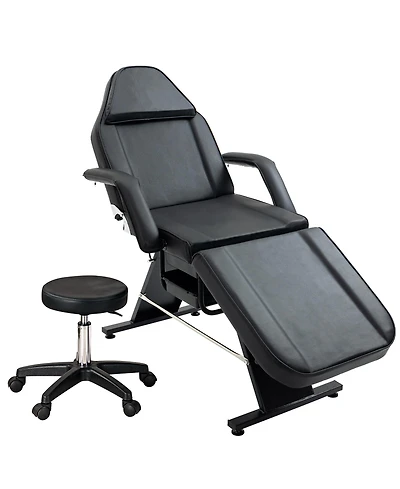 Streamdale Furniture 3-in-1 Multipurpose Adjustable Massage Bed and Facial Chair with Storage Pocket