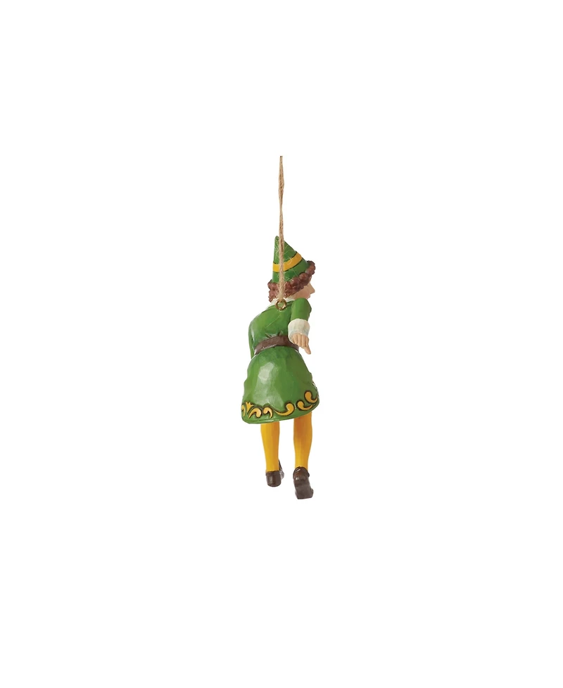 Jim Shore Buddy The Elf Crouching Holiday Ornament