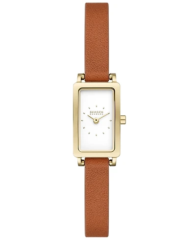 Skagen Women's Hagen Micro Two Hand Brown Pro-Planet Leather 30mm