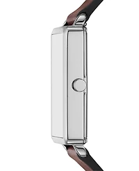 Skagen Men's Hagen Three Hand Brown Pro-Planet Leather 36mm