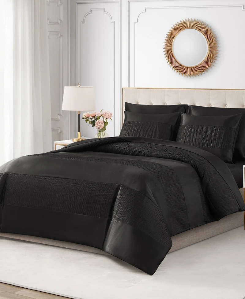 Juicy Couture Glam Night Stripe 4-Pc. Duvet Cover Set, Full/Queen