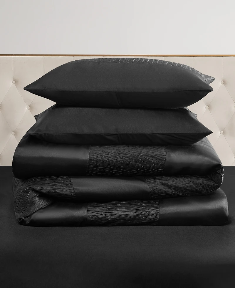 Juicy Couture Glam Night Stripe 4-Pc. Duvet Cover Set, King