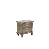Simplie Fun Nightstand In Champagne