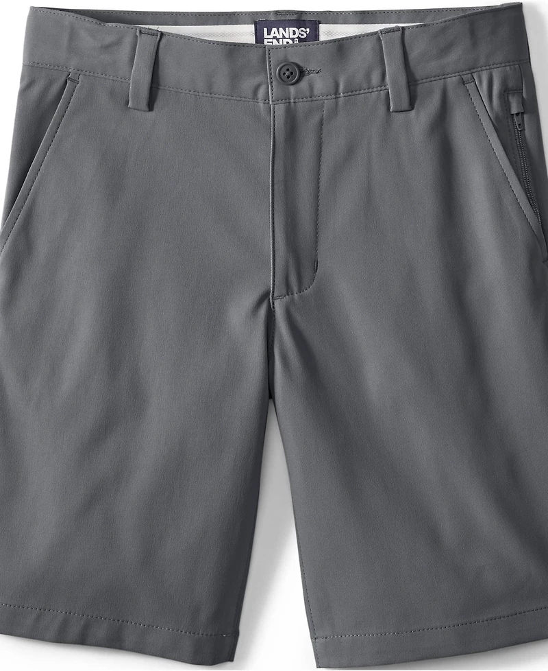 Lands' End Big Boys Husky Classic Active Performance Chino Shorts