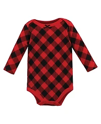 Hudson Baby Girls Thermal Long Sleeve Bodysuits